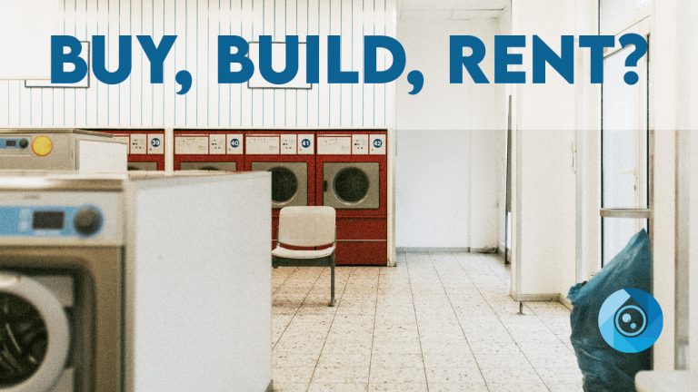 buy build or rent a laundromat location